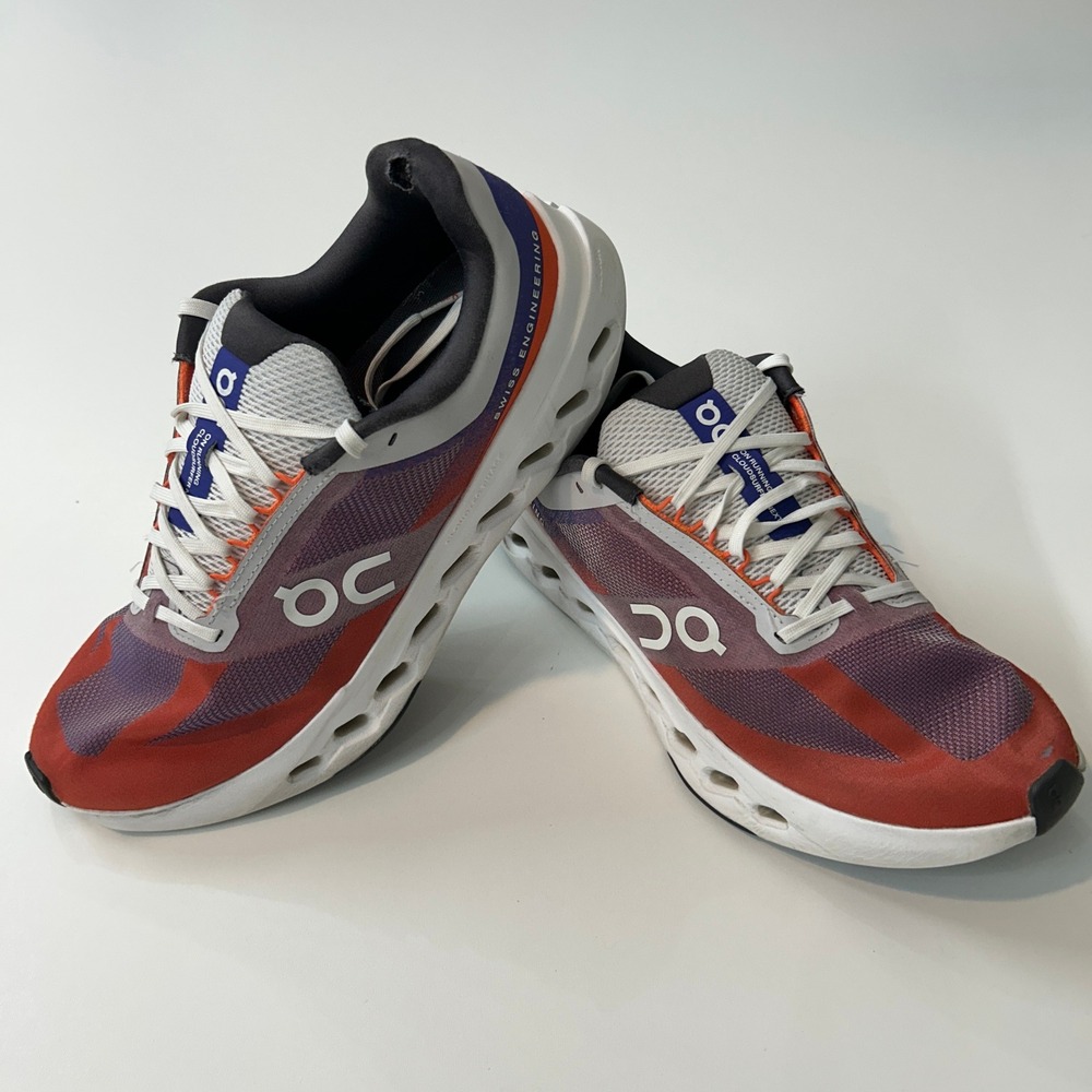 On Cloudsurfer Next Mens 9.5 Running Shoes Flame White 3ME30022561